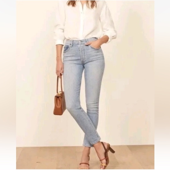 Reformation Serena High Rise Skinny Jeans in Montego SZ 30 - Picture 3 of 11